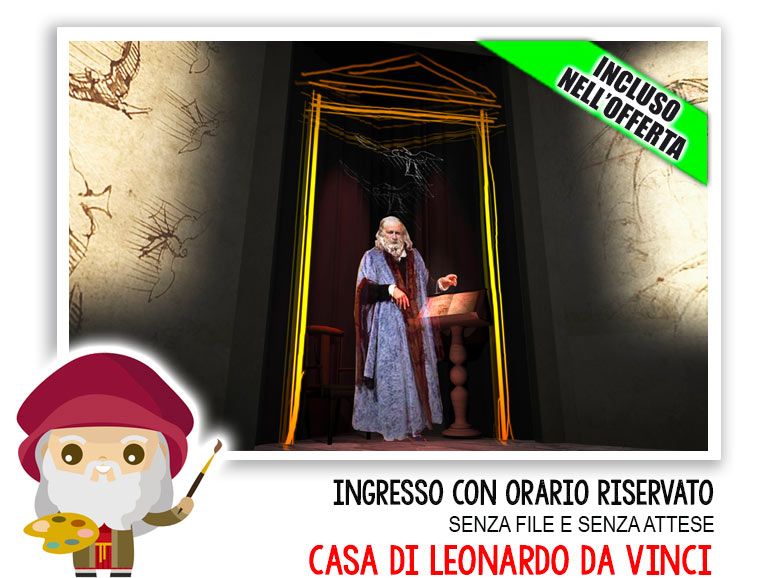 Casa di Leonardo da Vinci a Vinci in Toscana