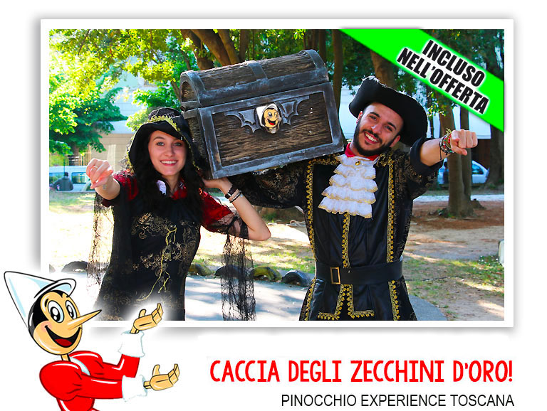 Golden Coins Treasure Hunt through the streets of the town