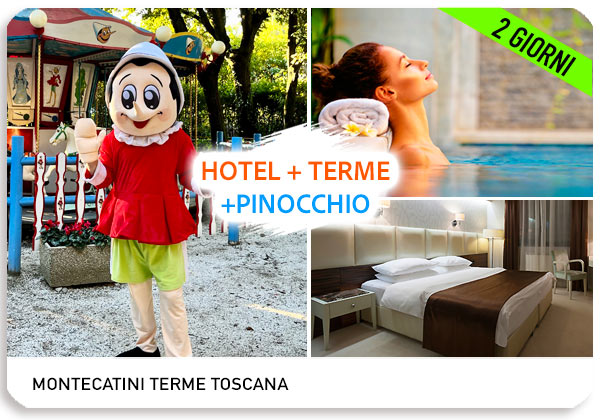 Terme per bambini in Toscana con Pinocchio